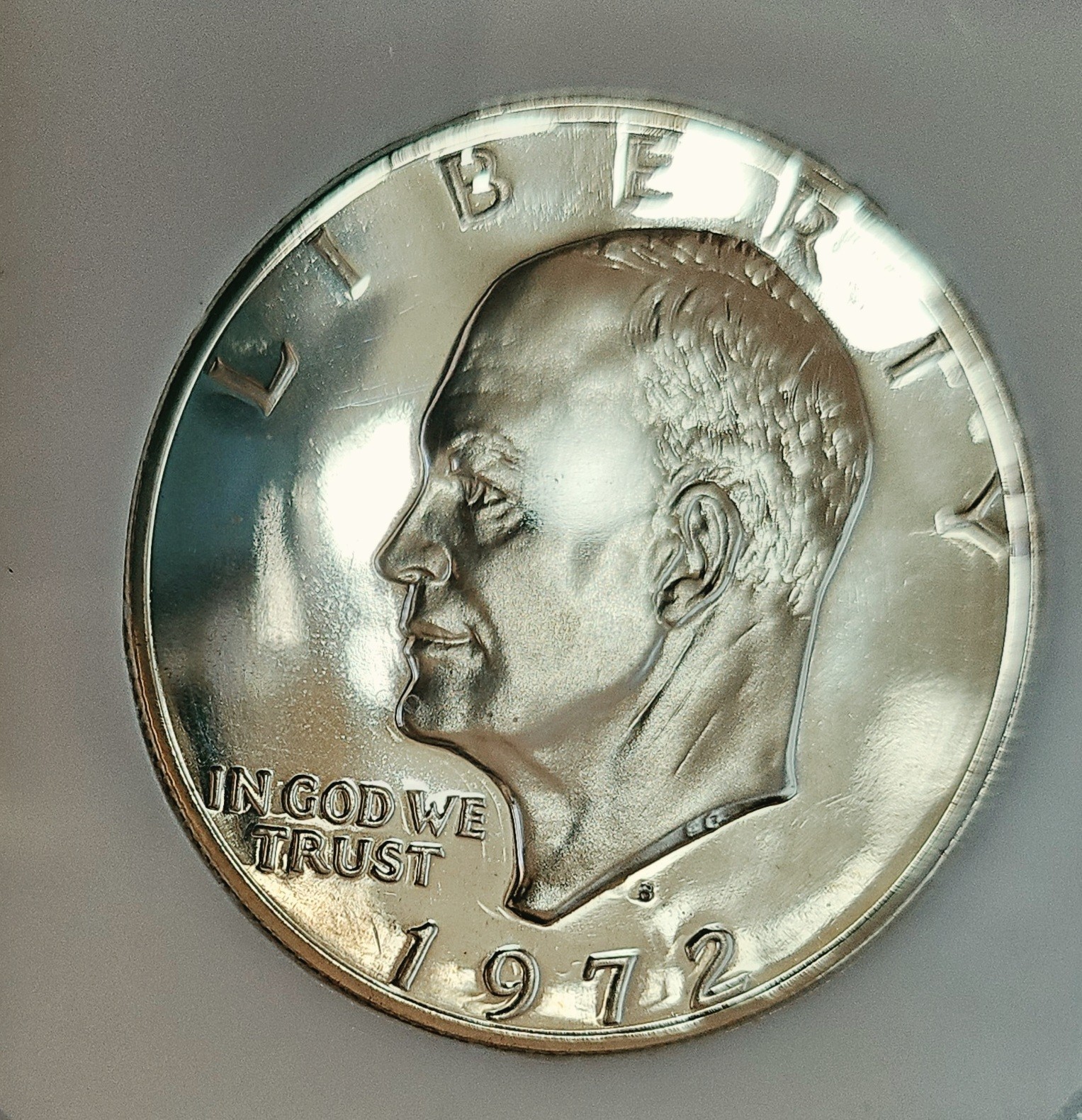 1972-S Eisenhower Dollar PR70 MS70 PROOF DCAM 