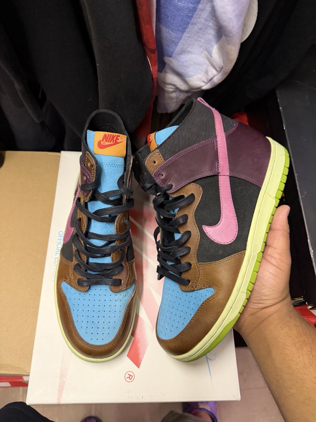 Undefeated x Nike Dunk NL High Blue Size 9.5 Clean Condition Undefeated x Nike Dunk NL High Blue Size 9.5 Clean Condition