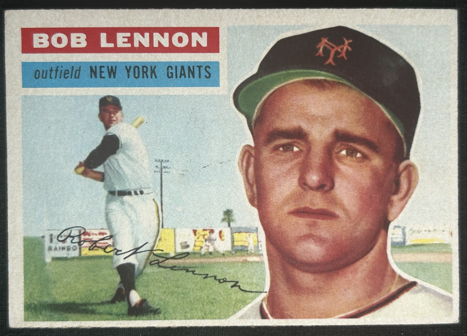 1956 Topps - Bob Lennon #104 EX/VG
