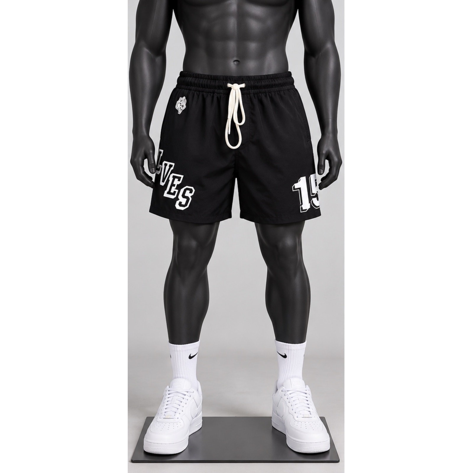 Darc Sport Wolves Shorts Size L Black White 239/1000 Limited Edition Gym