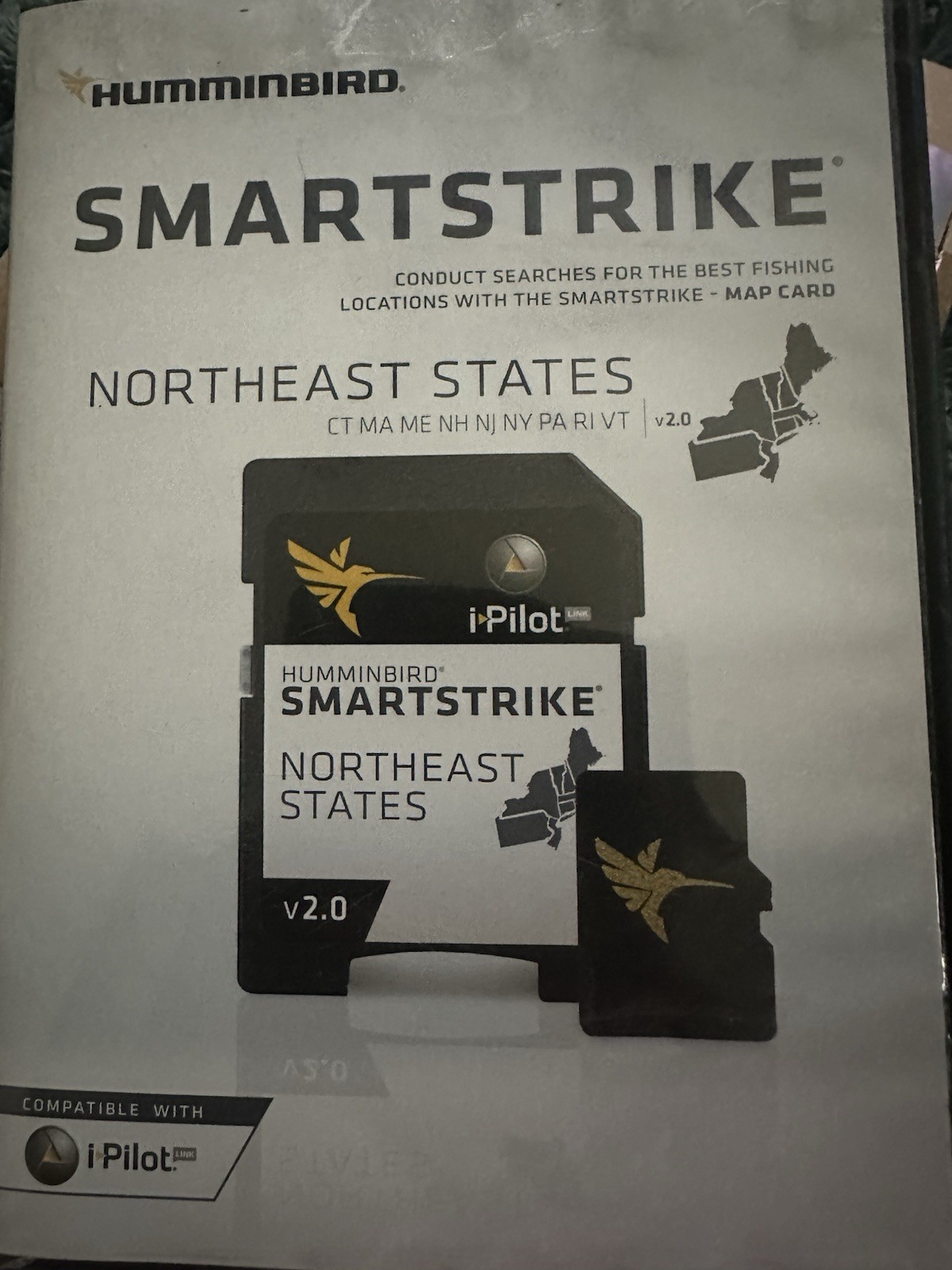 Humminbird Smartstrike 600048-2 Northeast V2 Map Card