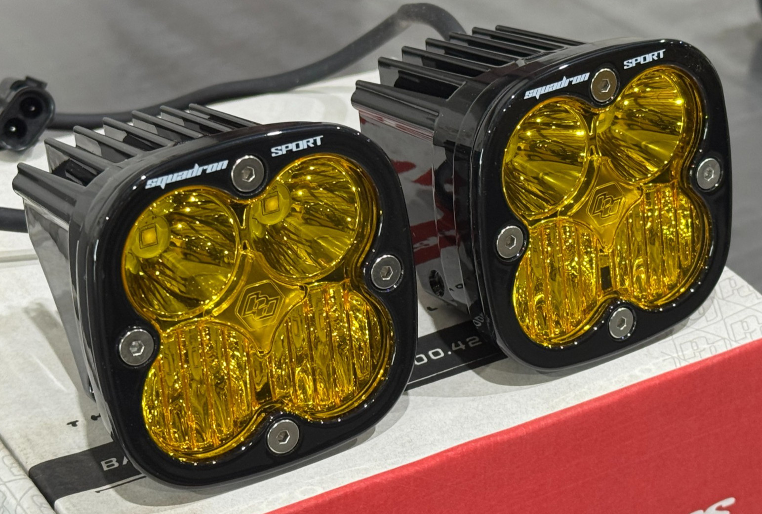 SALE Baja Designs Squadron Sport LED Driving / Combo Amber Light Pods 55-7813 SALE Baja Designs Squadron Sport LED Driving / Combo Amber Light Pods 55-7813