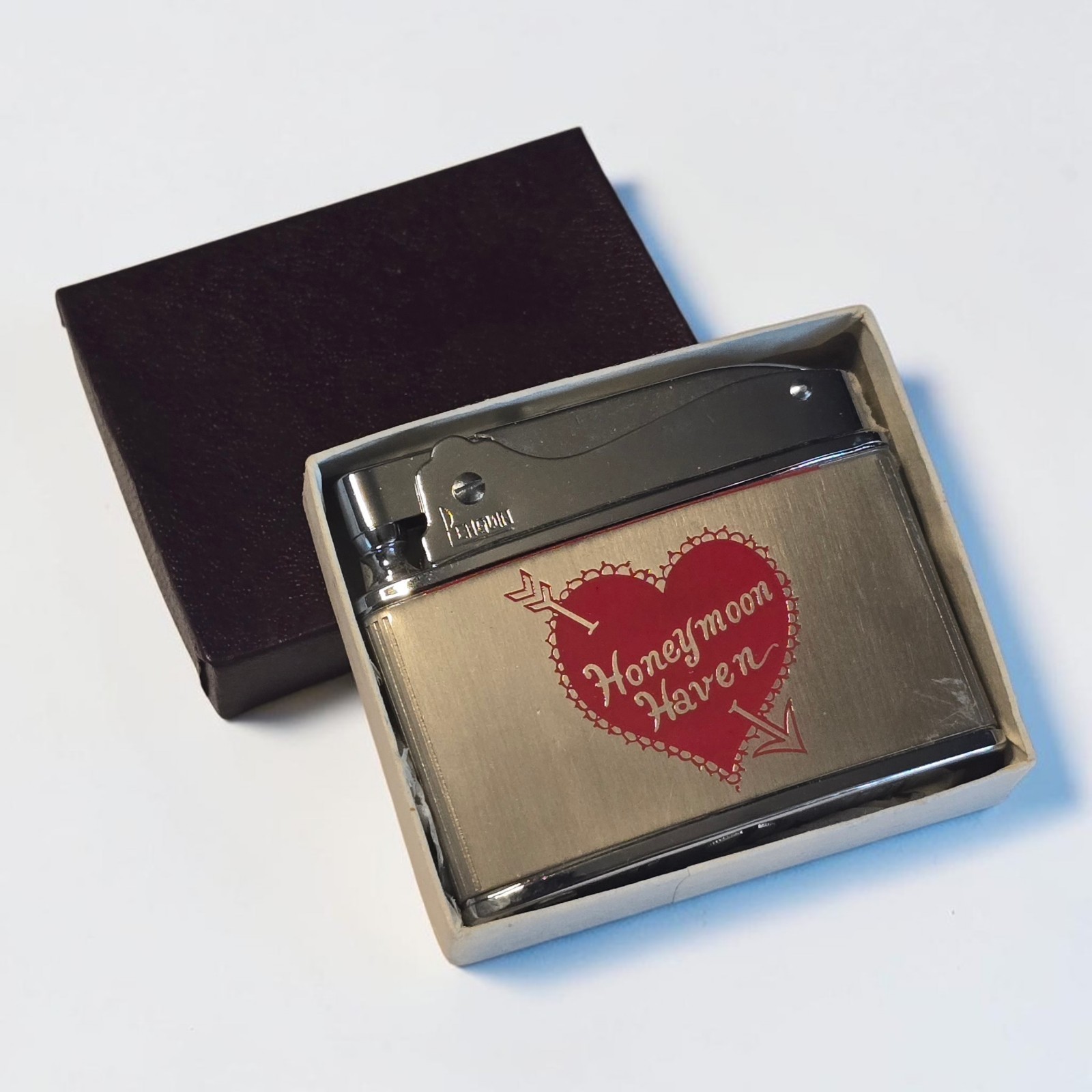 Vintage 1950s Viking Heights Honeymoon Haven Lighter Dingmans Ferry PA Poconos