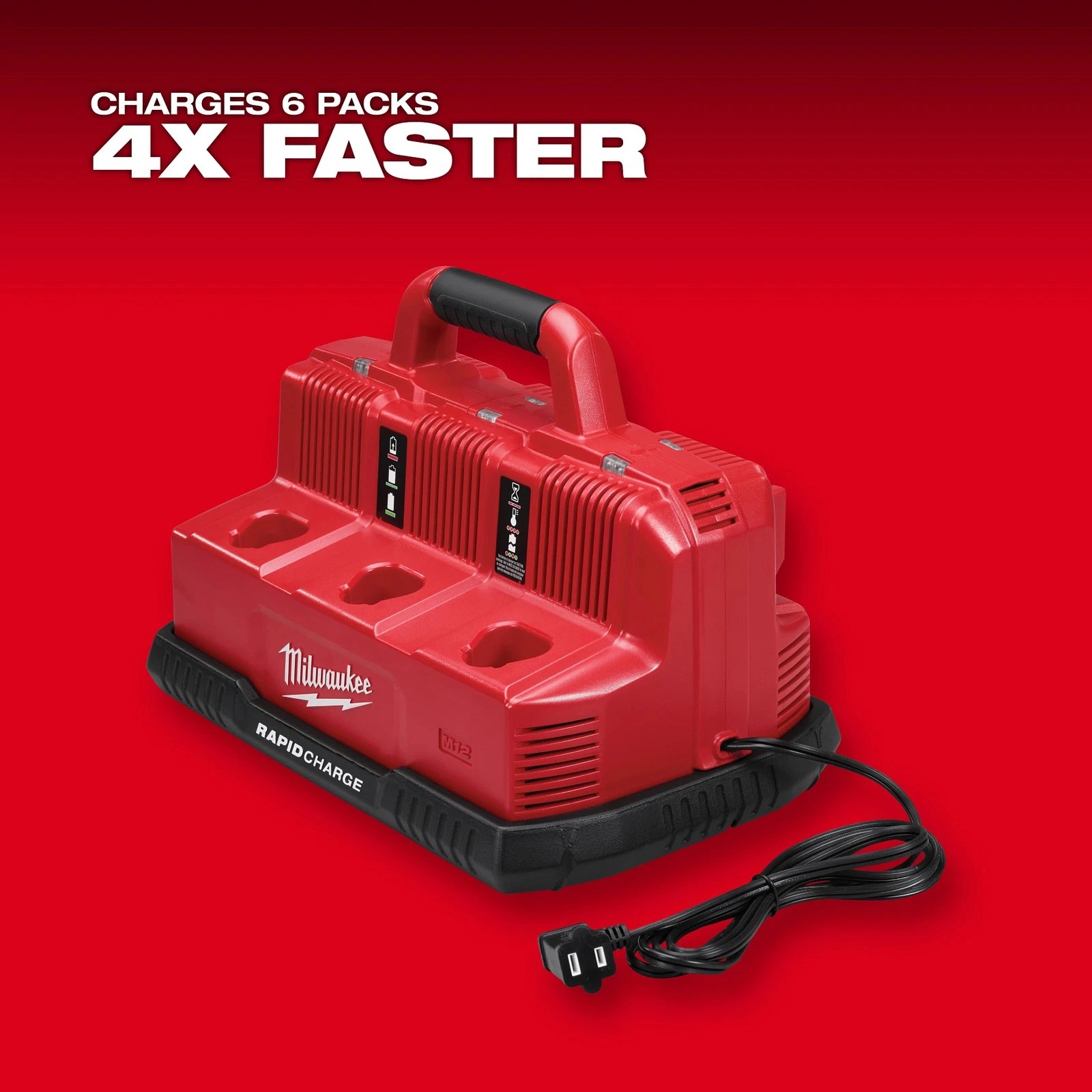 New Milwaukee 48-59-1807 M18 & M12 Lithium-Ion Rapid Charge Station