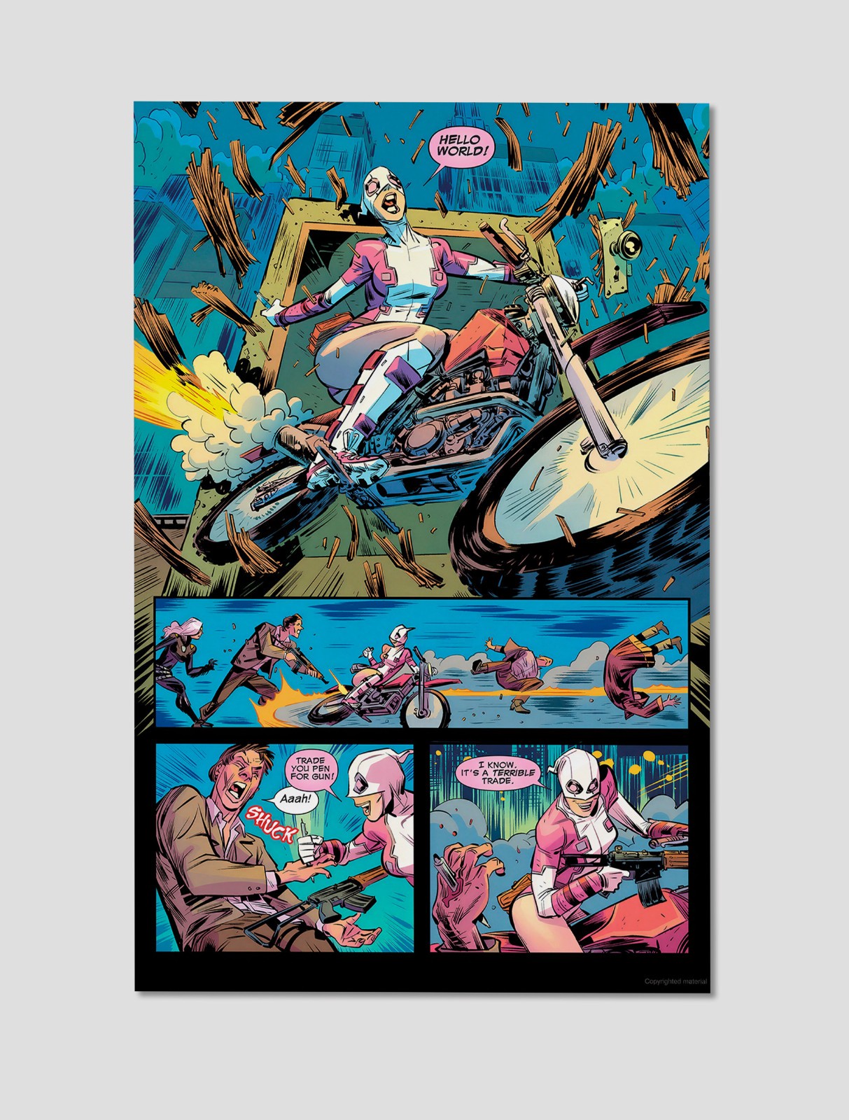 Gwenpool Unbelievable Gwenpool Premium Giclee Print Poster 11x17 Wall Art