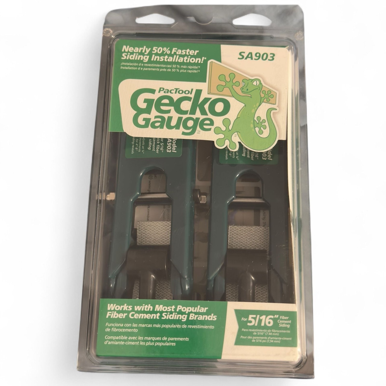 PacTool Gecko Gauge SA903 Fiber Cement Siding Tool