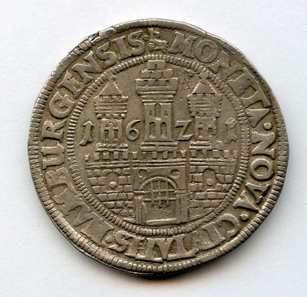 1621 GERMANY HAMBURG THALER NICE TONED CHOICE XF. DAV#5365. 1621 GERMANY HAMBURG THALER NICE TONED CHOICE XF. DAV#5365.