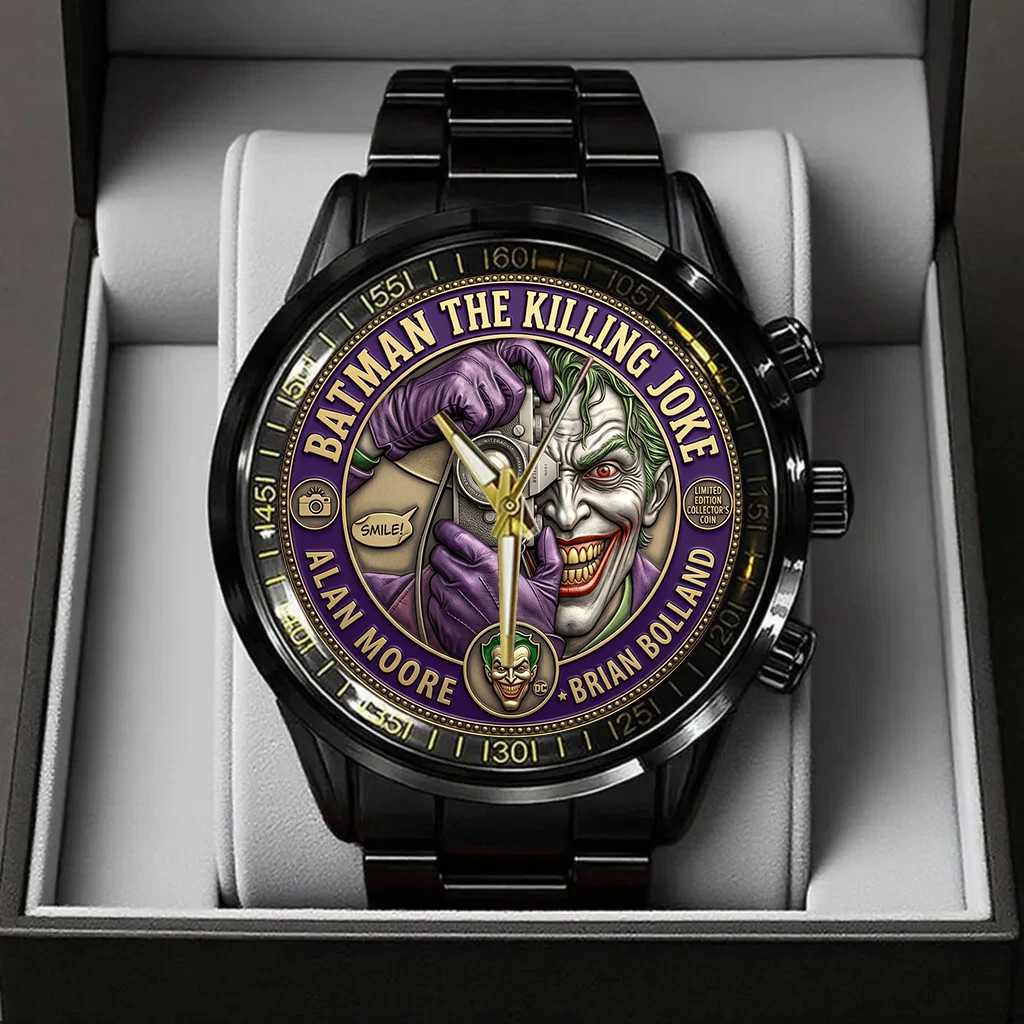 Batman The Killing Joke Joker Black Stainless Steel Watch CB2702 Batman The Killing Joke Joker Black Stainless Steel Watch CB2702