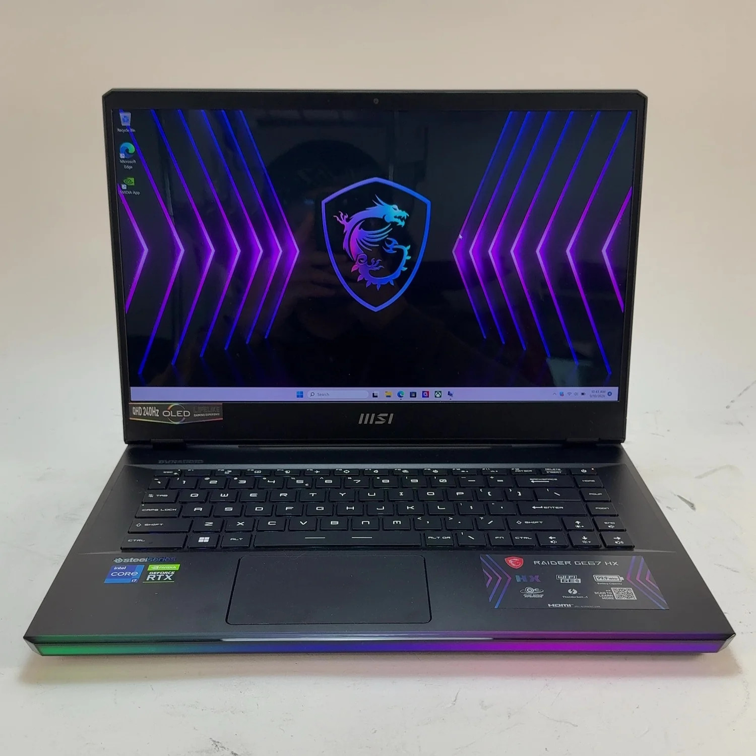 MSI Raider GE67 HX 15.6