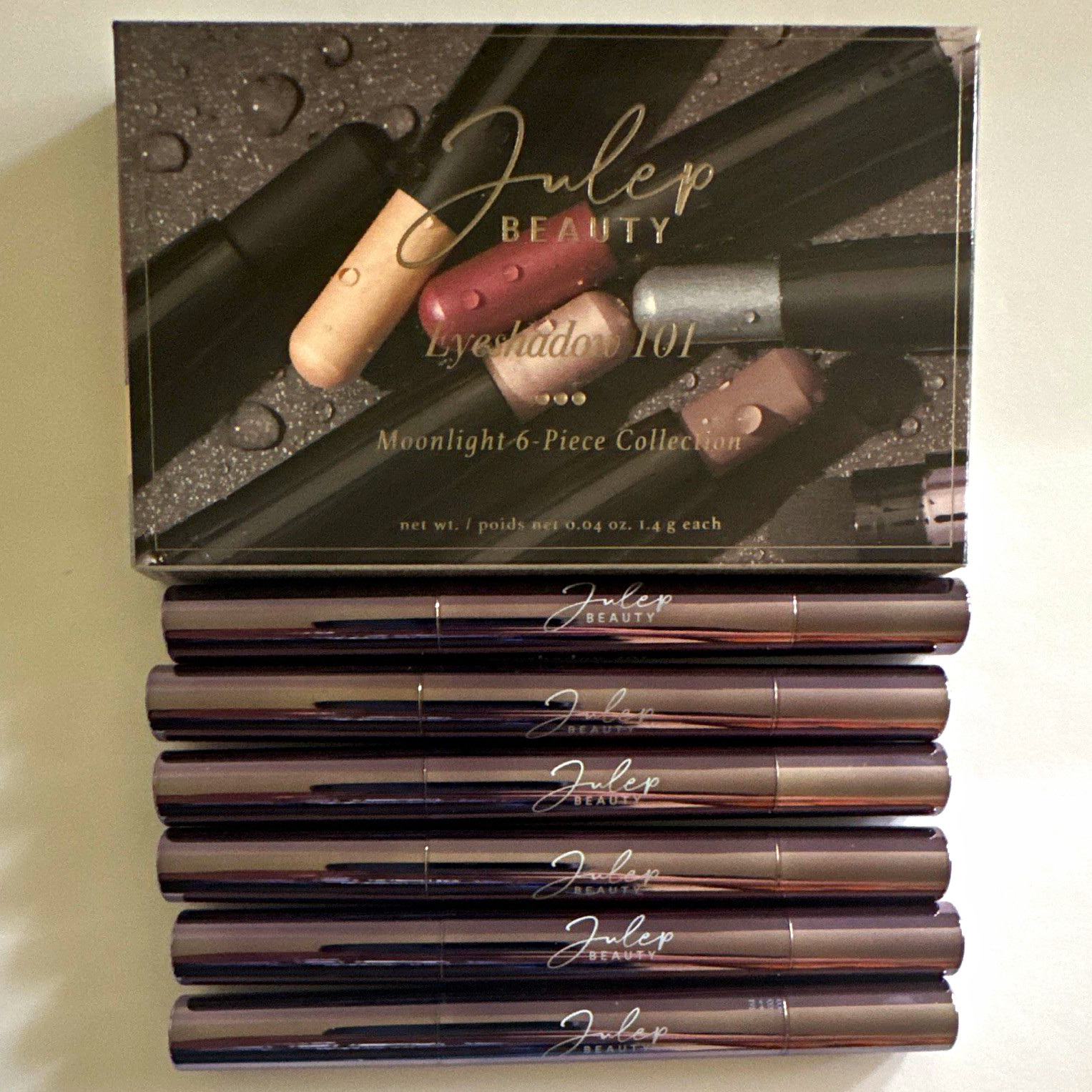 Julep Beauty Moonlight Eyeshadow 101 Cream-to-Powder Sticks 6pc Set