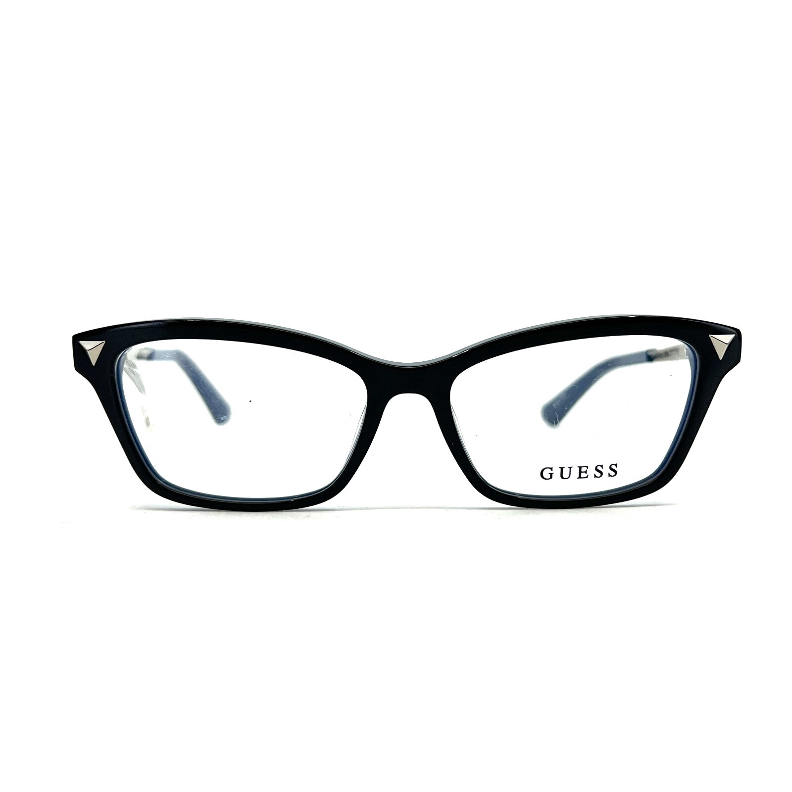 Guess Eyeglasses Frames GU2797 005 Black Blue Silver Cat Eye 52-15-140