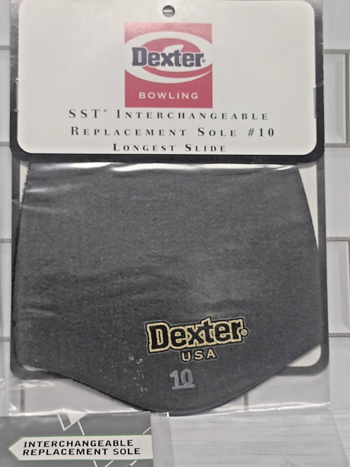 NEW Dexter Replacement Grey Felt S10 Slide Sole. 1 each. Multi purchase discount