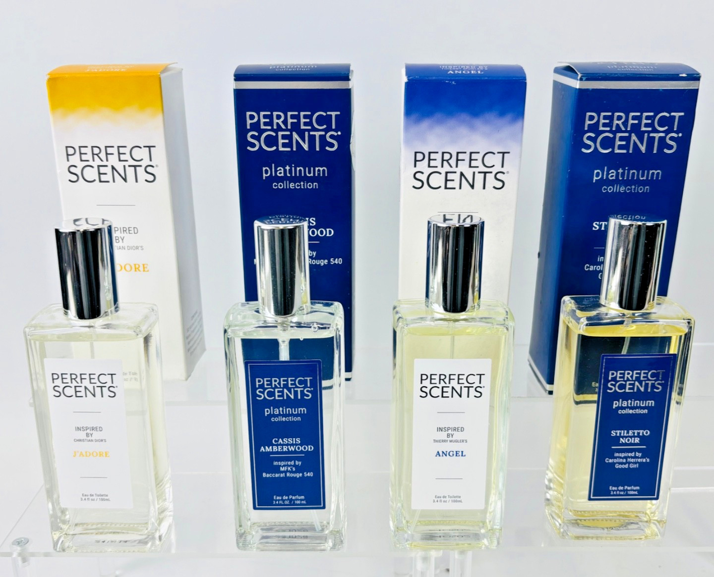 Perfect Scents Woman\'s Perfume  Set Of 4 3.4 fl oz (VIEW IMAGES FOR SCENTS)