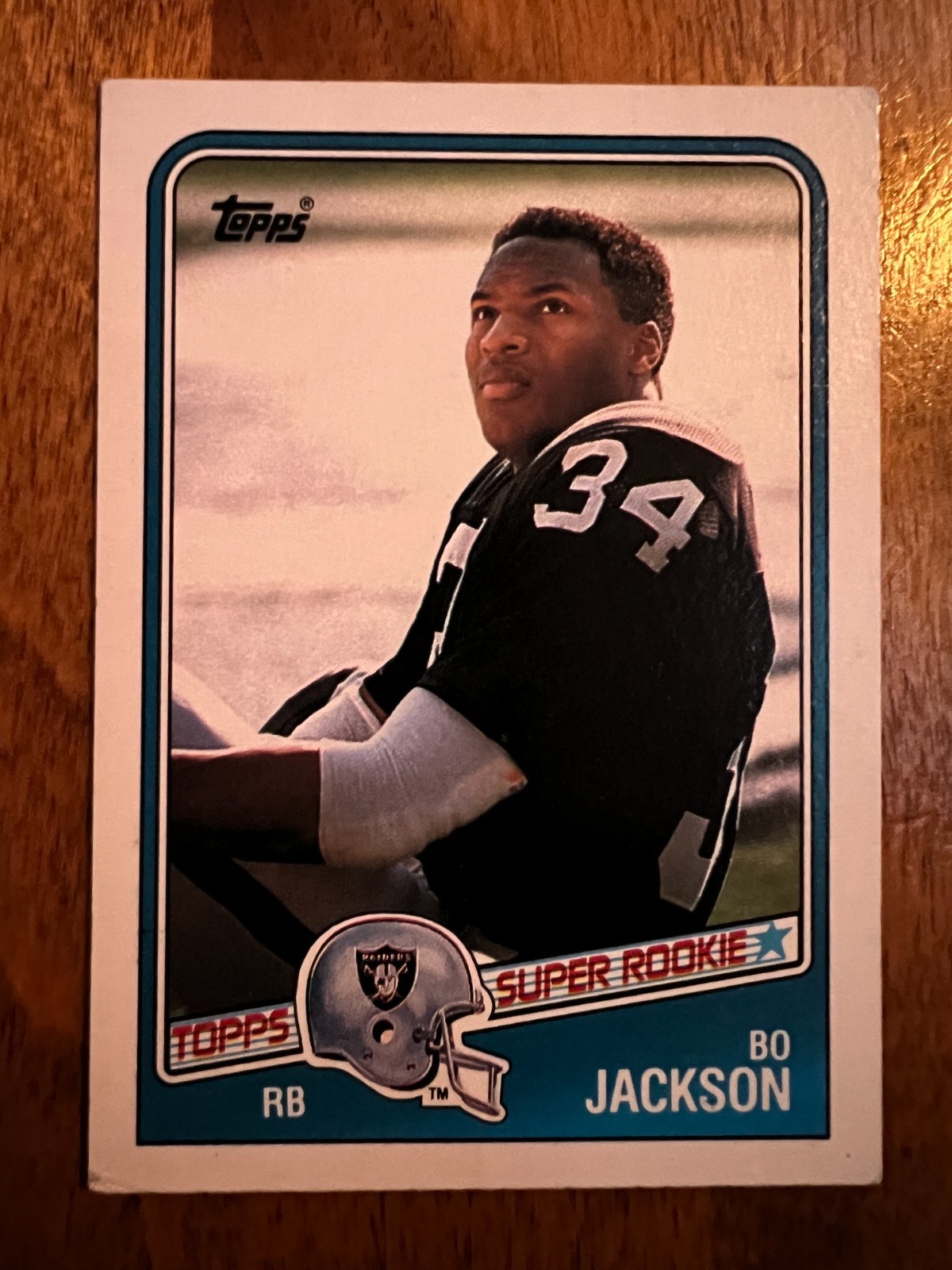1988 Topps Bo Jackson #327 Super Rookie RC Los Angeles Raiders