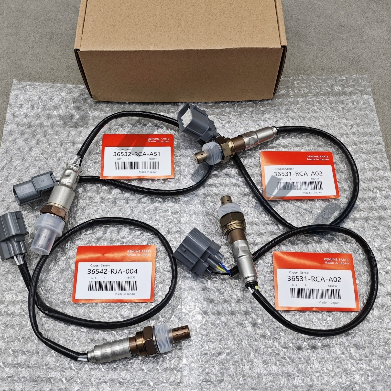 4PCS Oxygen Sensor For Honda Accord Odyssey Pilot Ridgeline Acura MDX 3.5L