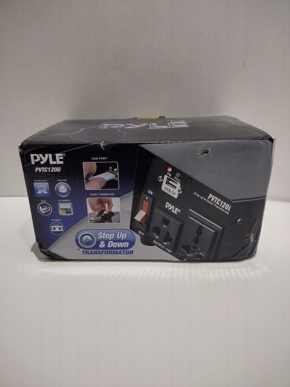 Pyle Step Up & Down Transformer Output USB 5V 110V/220V Input 110-240  (AWESOME)