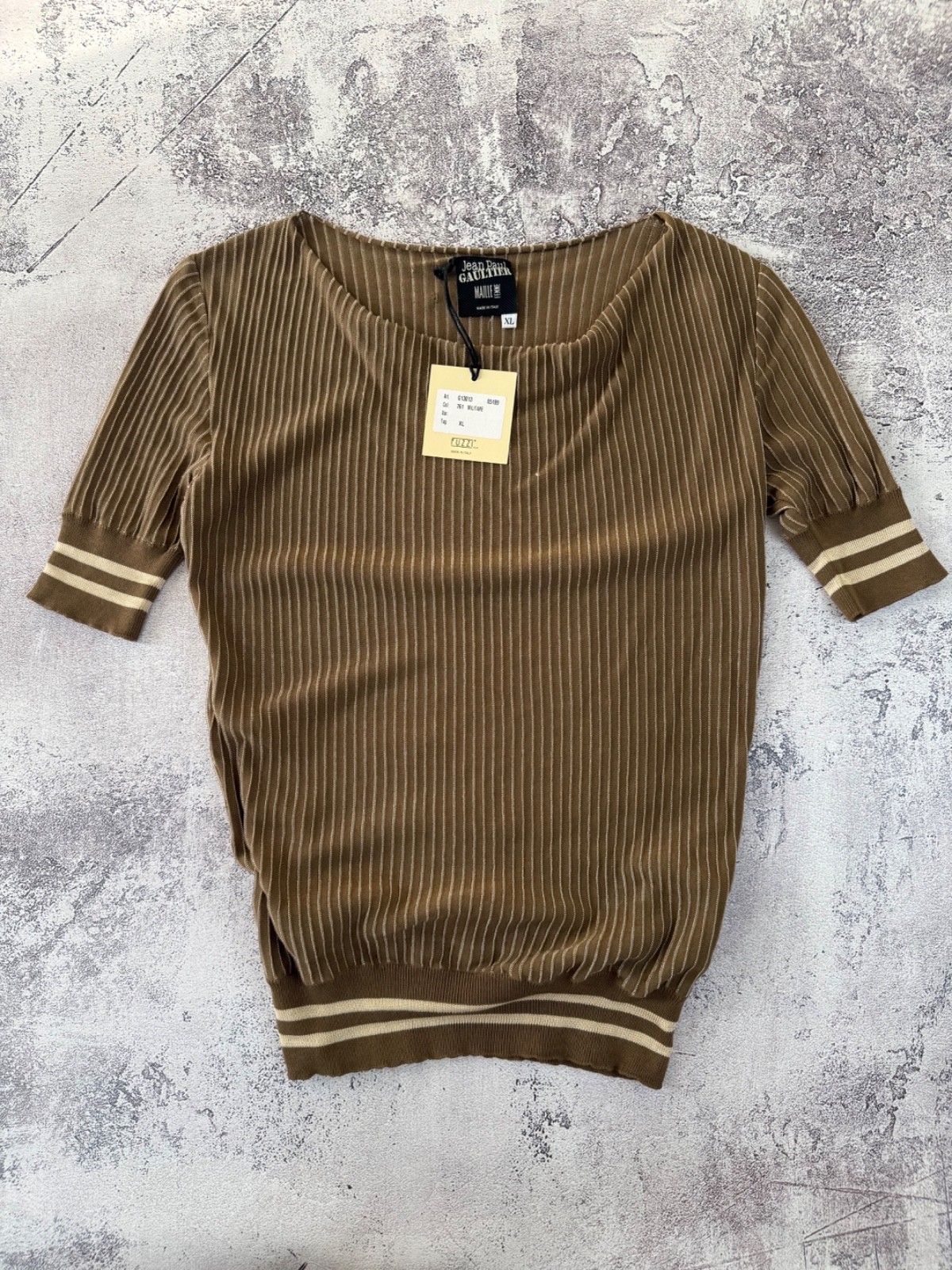 jean paul gaultier maille Tops blouses archive vintage striped avantgarde y2k jean paul gaultier maille Tops blouses archive vintage striped avantgarde y2k