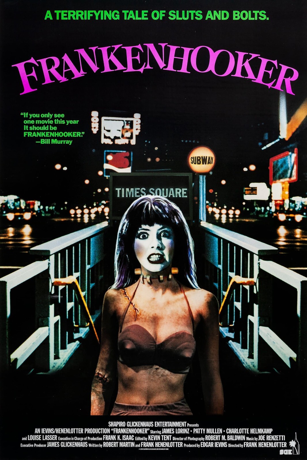 1990 Frankenhooker Movie Poster 11X17 A Terrifying Tale Of Sluts And Bolts ⚡🍿