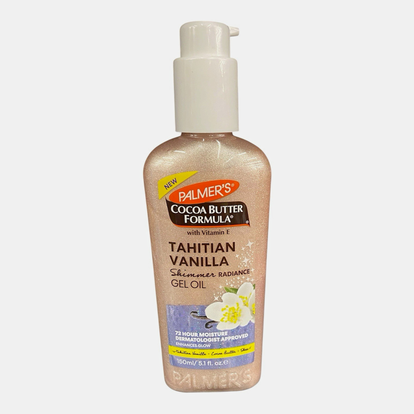 Palmer\'s Cocoa Butter Formula Tahitian Vanilla Shimmer Radiance Gel Oil 5.1ozNEW