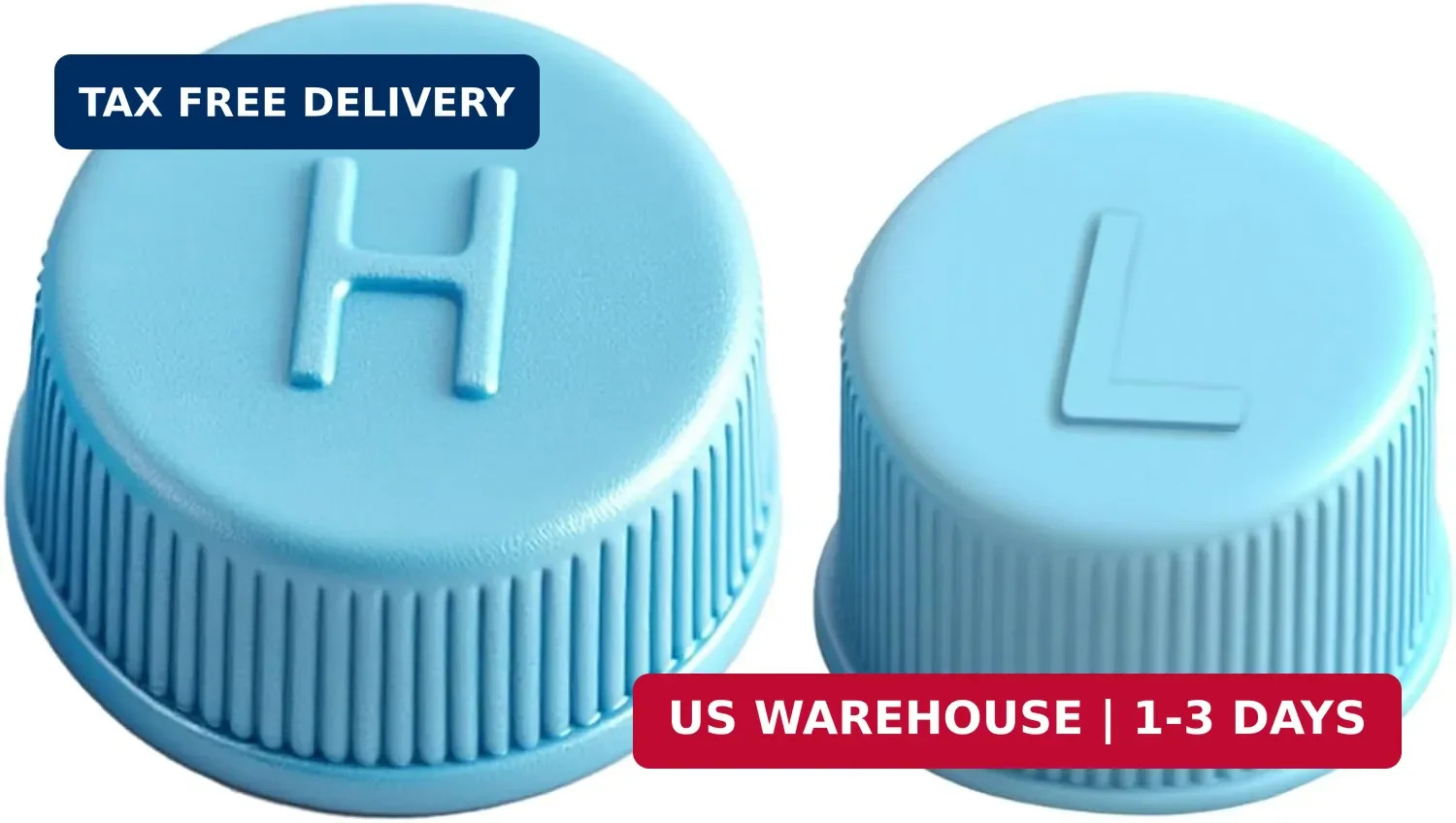 2PCS Car AC Valve Caps, Leakproof R134a A/C Low & High Pressure Port