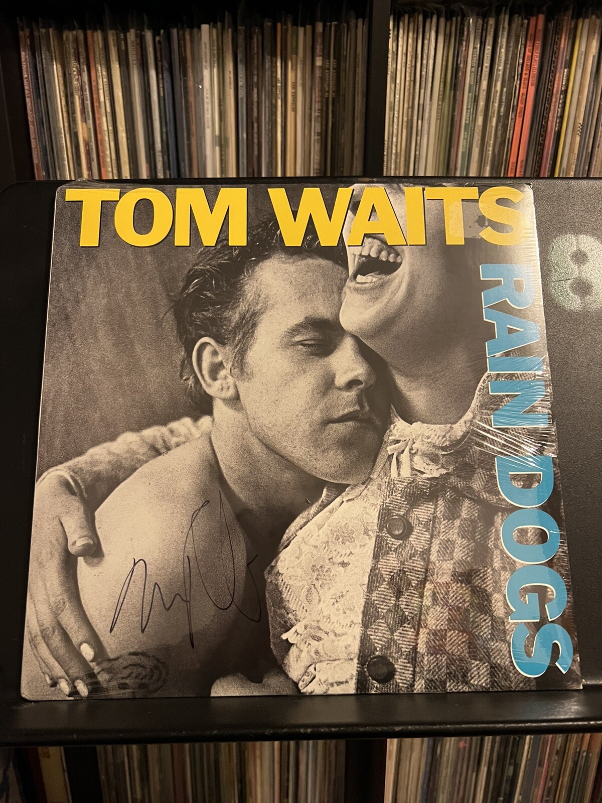 Sealed Signed Original Tom Waits Rain Dogs Autographed Marc Ribot Island 1985 Sealed Signed Original Tom Waits Rain Dogs Autographed Marc Ribot Island 1985