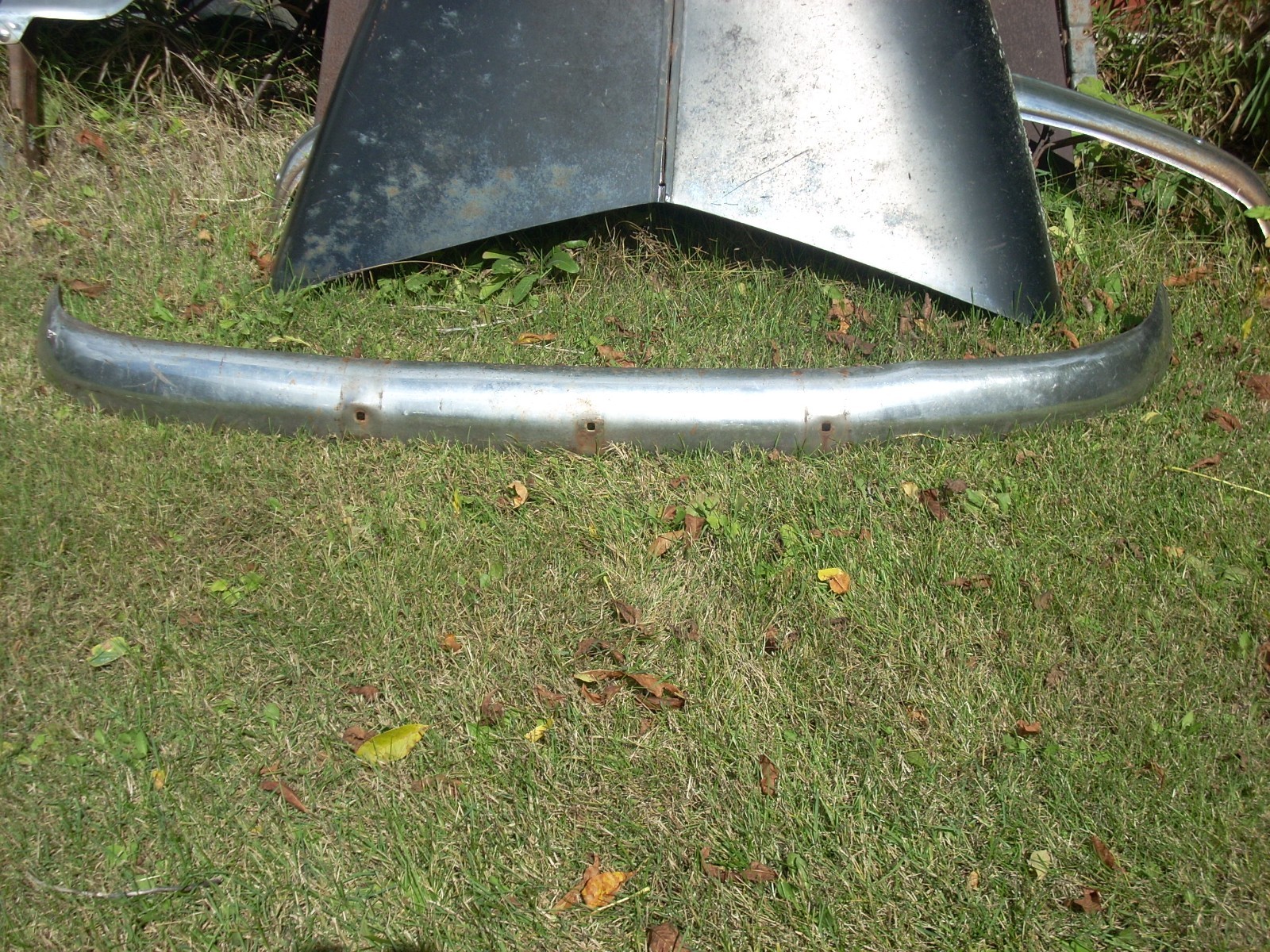 1946 1947 1948 Plymouth Special Deluxe Front Bumper Core Needs re-chrome