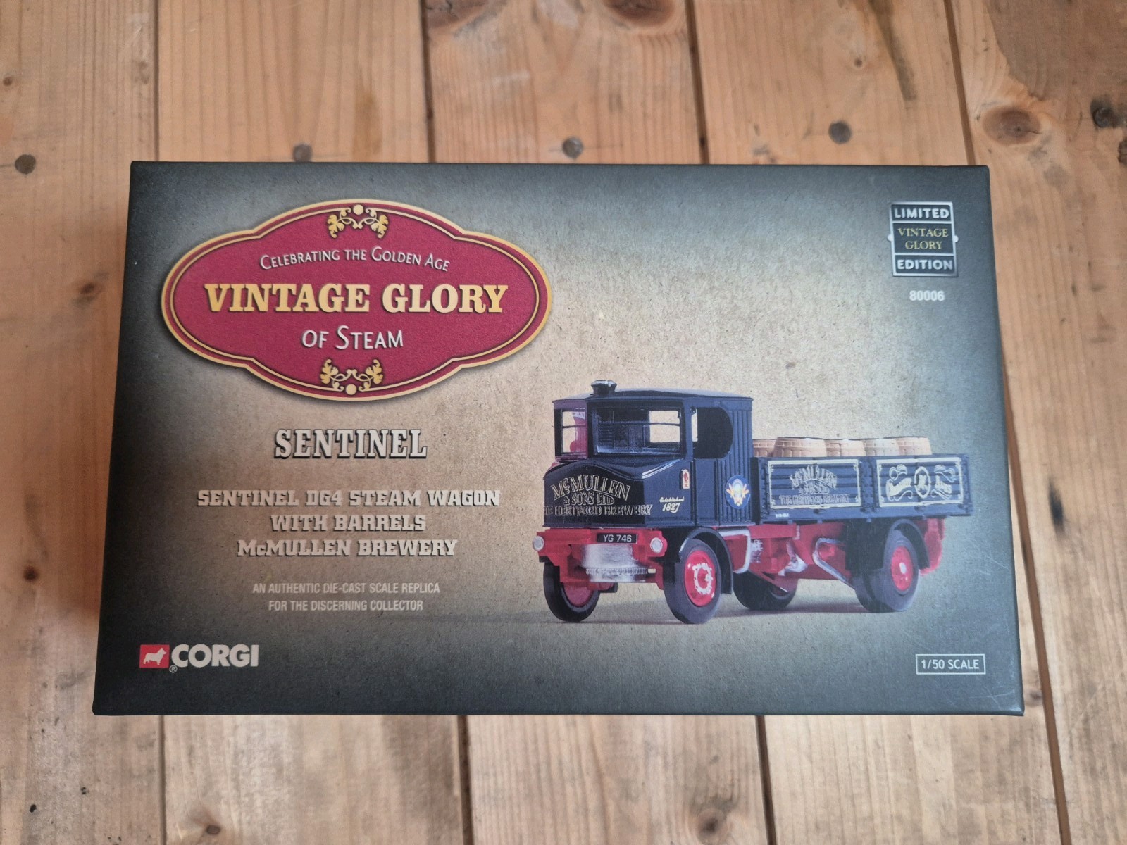 Corgi 1/50 Scale 80006  - Sentinel DG4 Steam Wagon With Barrels McMullen Brewery