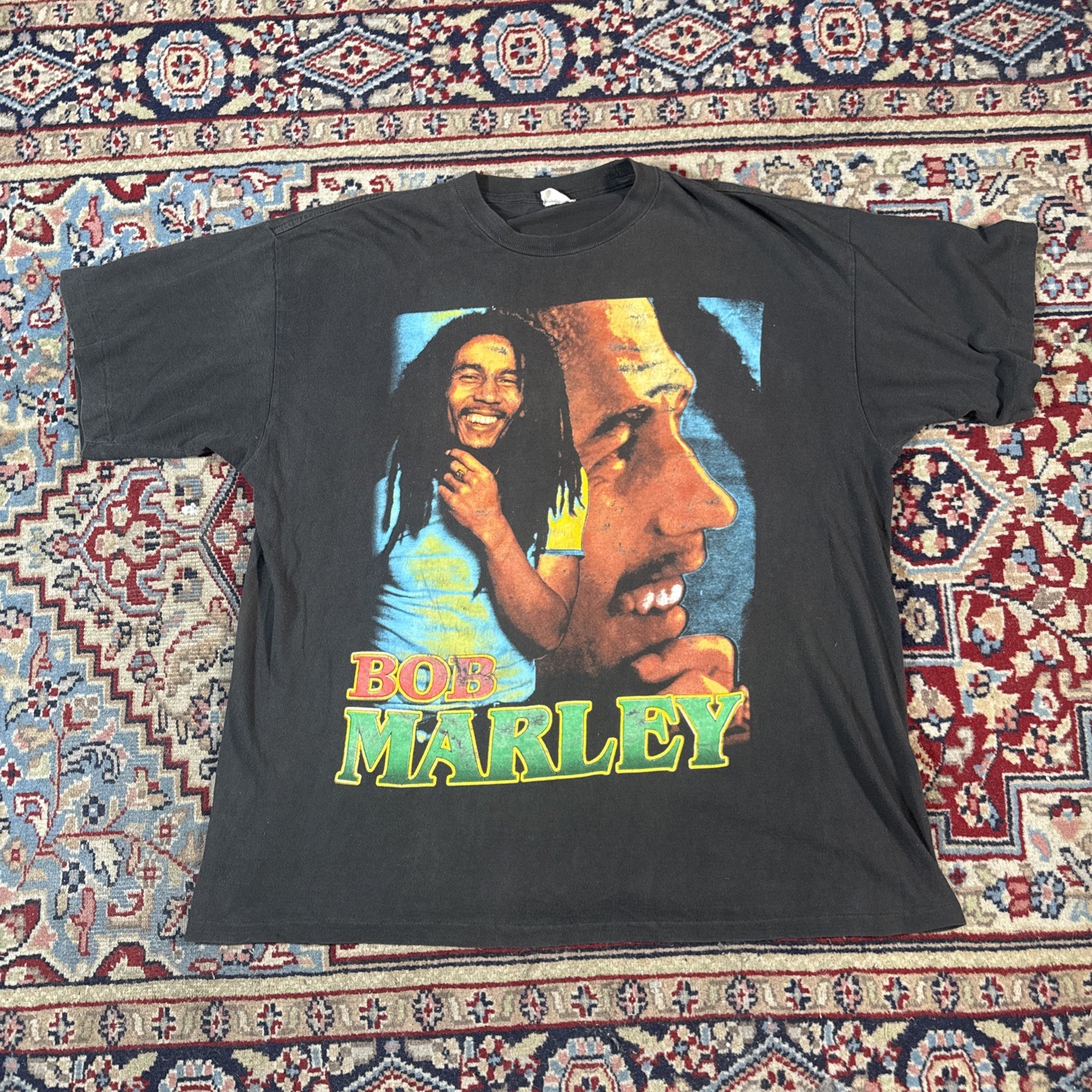Vintage 90s Bob Marley I Shot The Sheriff Rap Tee Shirt Men’s Large Double Sided Vintage 90s Bob Marley I Shot The Sheriff Rap Tee Shirt Men’s Large Double Sided
