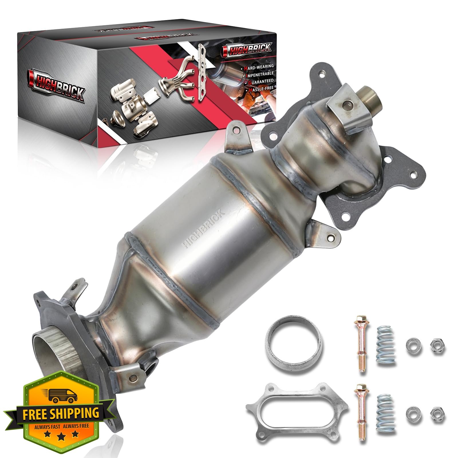 HIGHBRICK Catalytic Converter for Honda Accord 2.4L 2008-2012 EPA HIGHBRICK Catalytic Converter for Honda Accord 2.4L 2008-2012 EPA