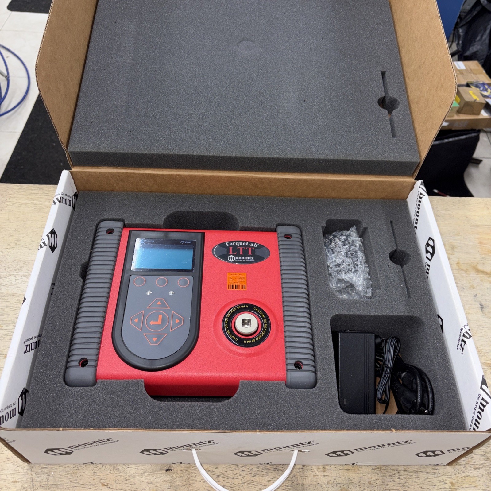 Mountz TorqueLab LTT-2100 Torque Analyzer 5 LBF.FT MIN-50 LBF.FT Max