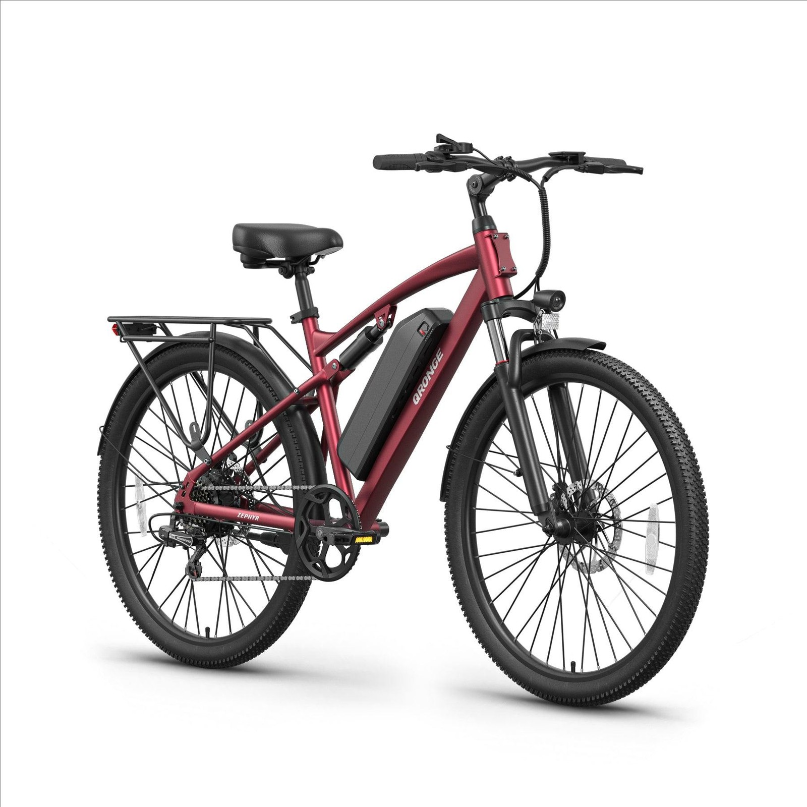 1000W Peak Electric Bike for Adults, Full Suspension Ebike, 7 Speed Bicycles