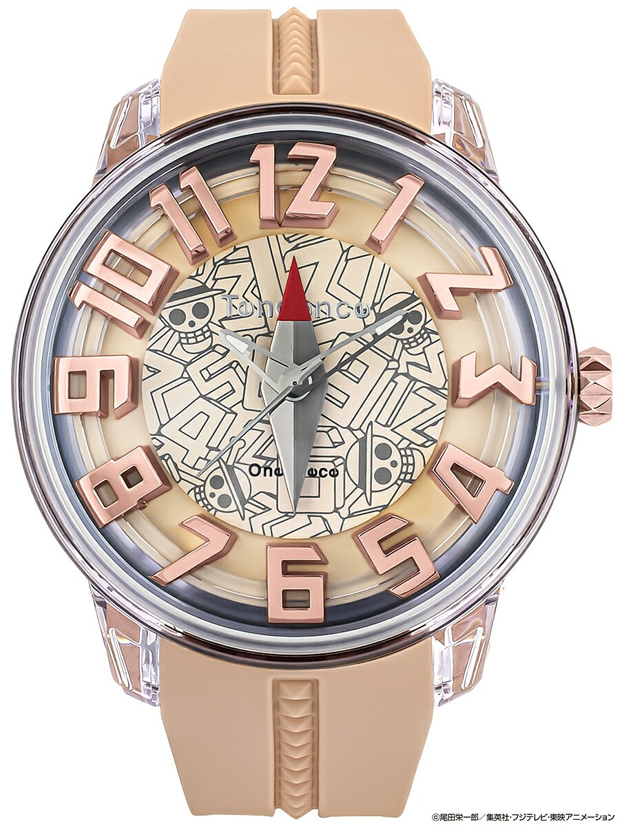 Tendence ONE PIECE Collaboration Log Pose TY023009-P Quartz 50mm Silicone Watch