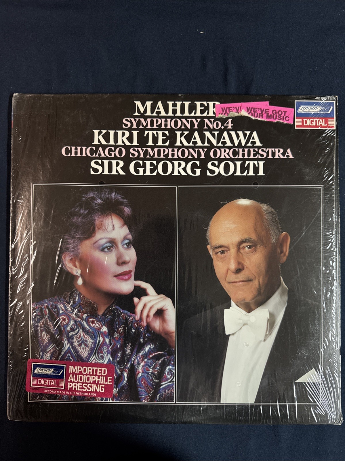 KIRI TE KANAWA MAHLER SYMPHONY NO 4 SOLTI CHICAGO SO LONDON