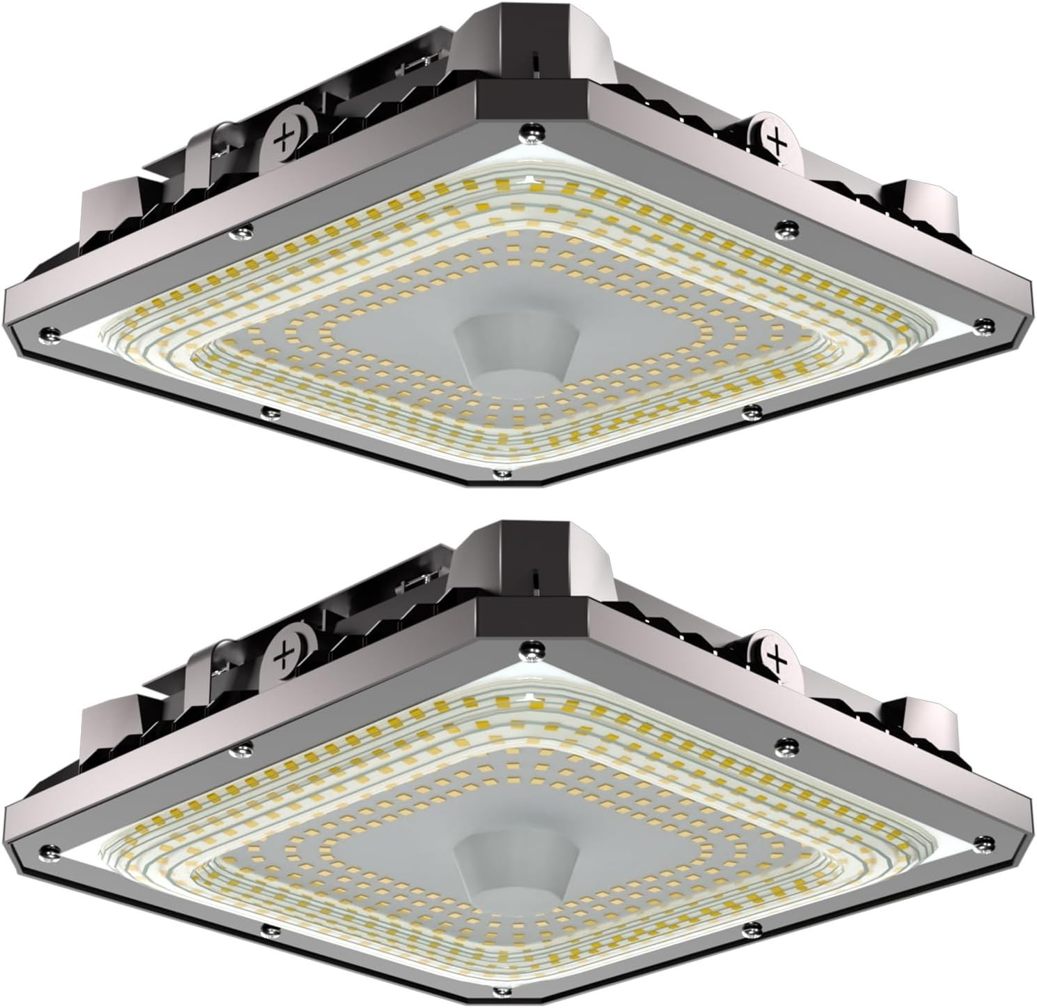 Lightdot 100W LED Canopy Garage Light 15000LM 5000K IP65 Outdoor 100-277V