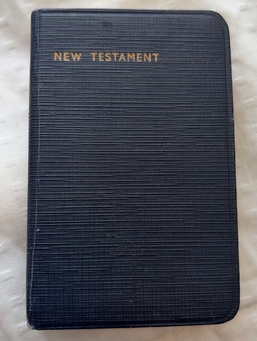 Vintage 1930’s Pocket New Testament NY Bible Society A4