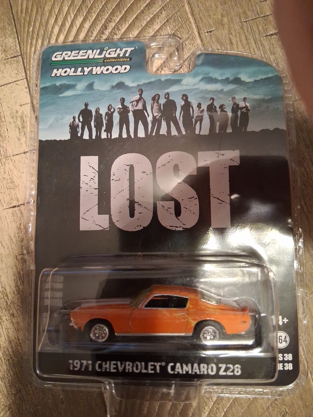 1971 CHEVY CAMARO Z/28 (DIRTY VERSION) 1/64 DIECAST CAR GREENLIGHT 44980C/48