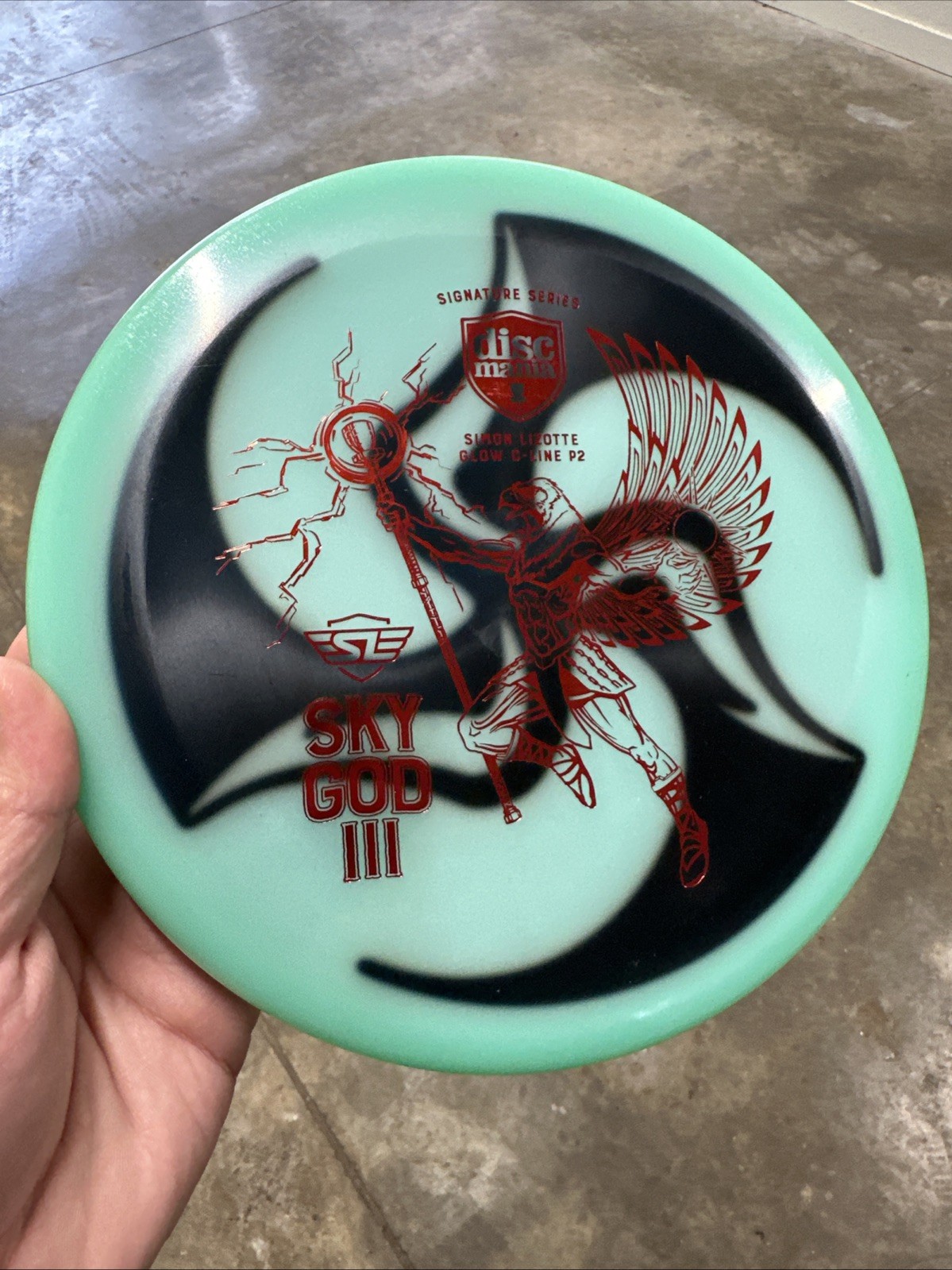 NEW Discmania LIZOTTE SKY GOD 3 GLOW C-Line P2 Innova HUK Stamp 175g