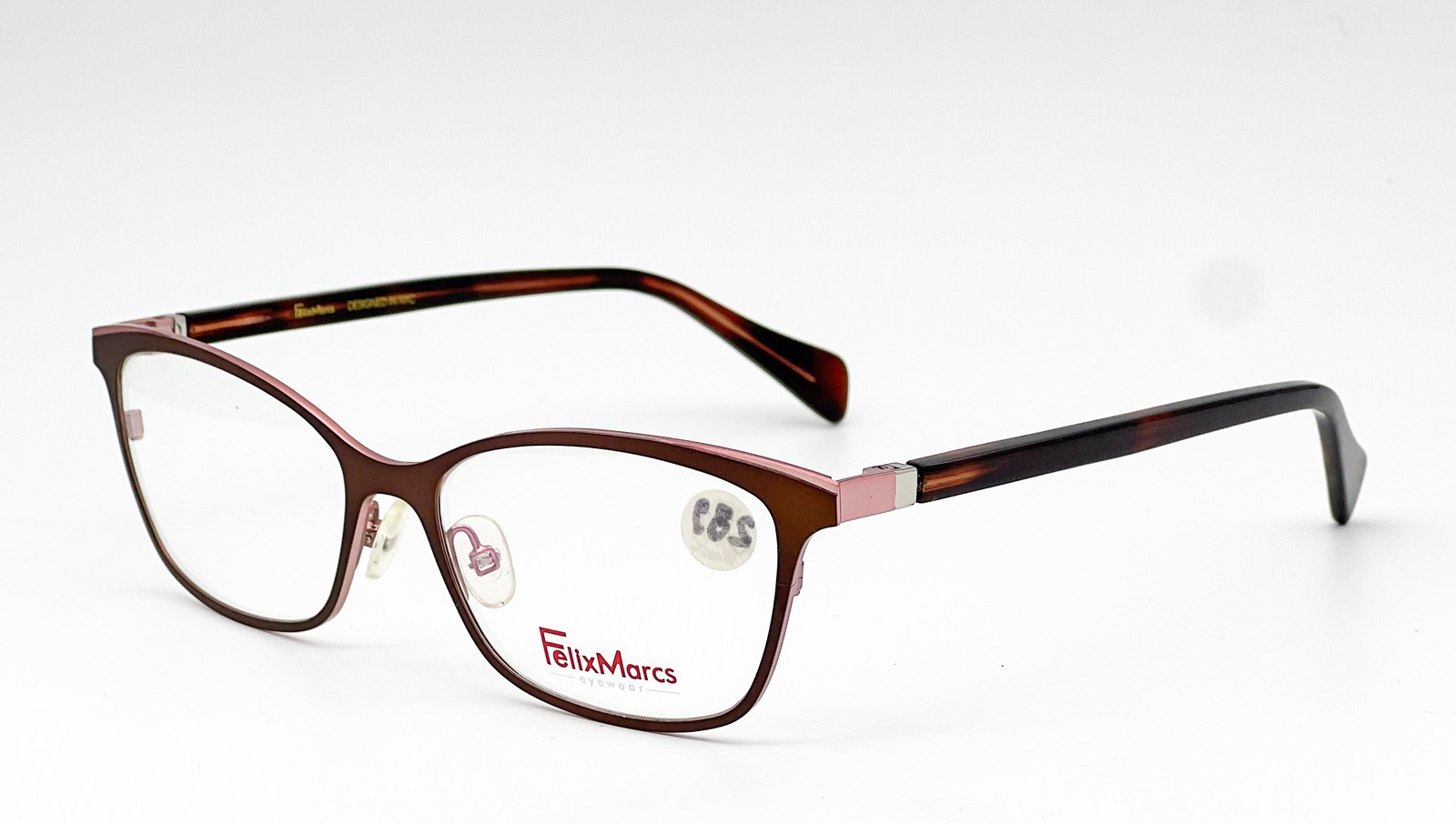 NEW FELIX MARCS FM16 C3 BRONZE ROSE HAVANA AUTHENTIC EYEGLASSES 53-16