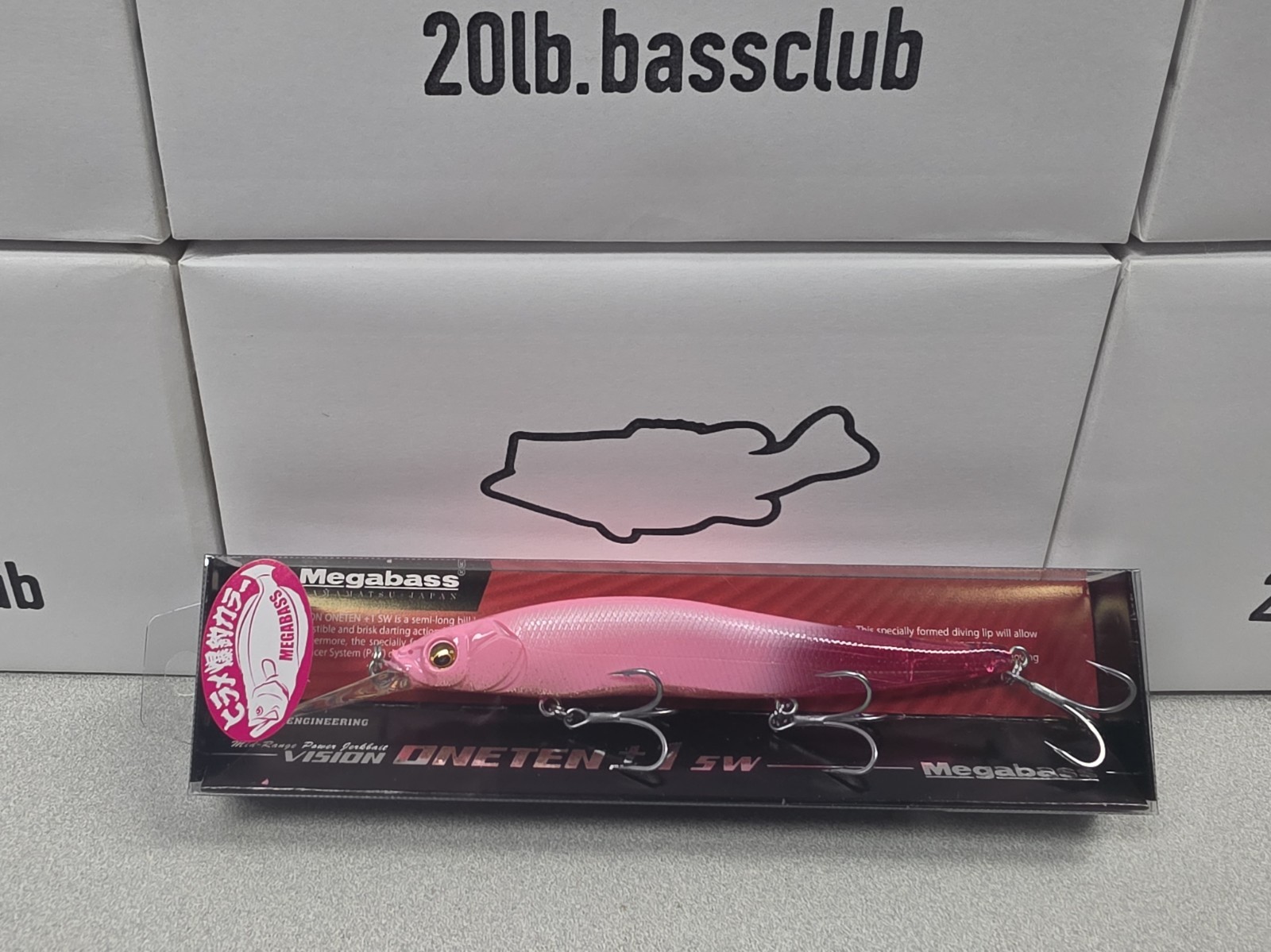 Megabass VISION ONETEN +1 SW...1st Generation...GLX Cherry Pink...NOS