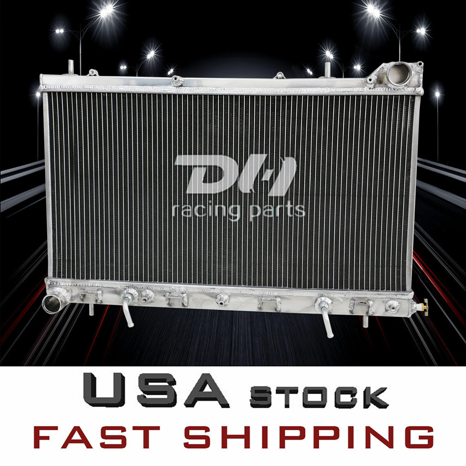 NO CAP Aluminum Radiator Fit 2003 2004 2005 Subaru Forester 2.5L H4 EJ255 2.5L NO CAP Aluminum Radiator Fit 2003 2004 2005 Subaru Forester 2.5L H4 EJ255 2.5L