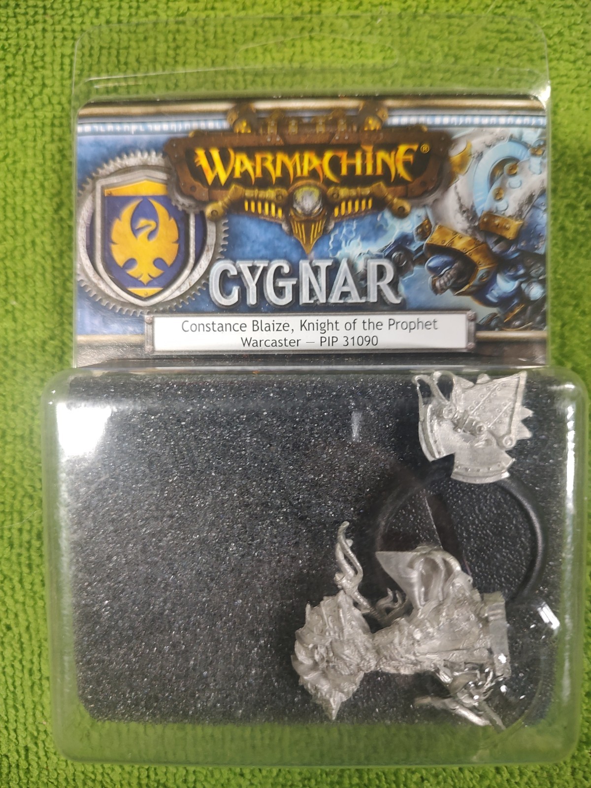Warmachine Cygnar Constance Blaize Knight of the Prophet Ally Warcaster PIP31090 Warmachine Cygnar Constance Blaize Knight of the Prophet Ally Warcaster PIP31090