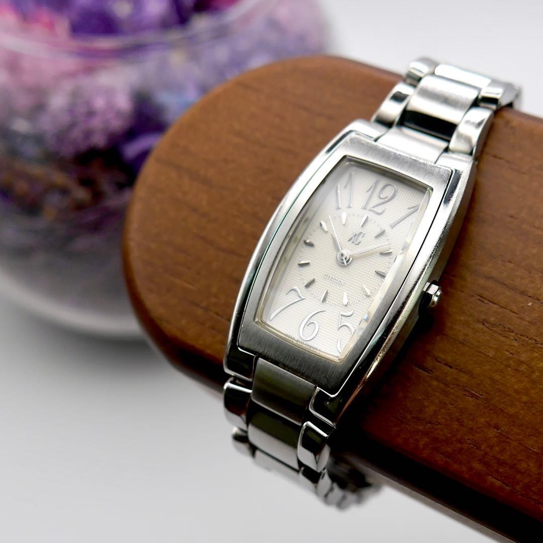 CITIZEN xC 5432-T005900 Silver Watch Quartz Women\'s Tonneau Analog From Japan