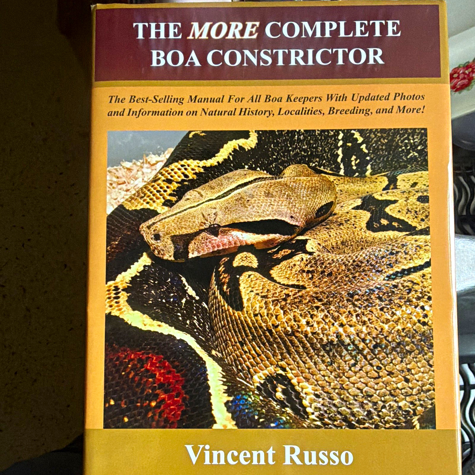 The More Complete Boa Constrictor signed copy Vincent Russo PB Illustrated