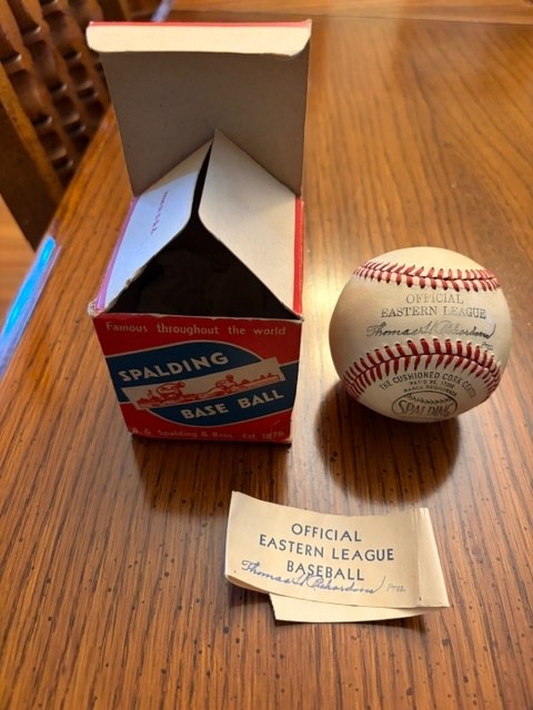 Vintage 1940s 1950s SPALDING Official Eastern League Baseball NEW IN BOX Vintage 1940s 1950s SPALDING Official Eastern League Baseball NEW IN BOX