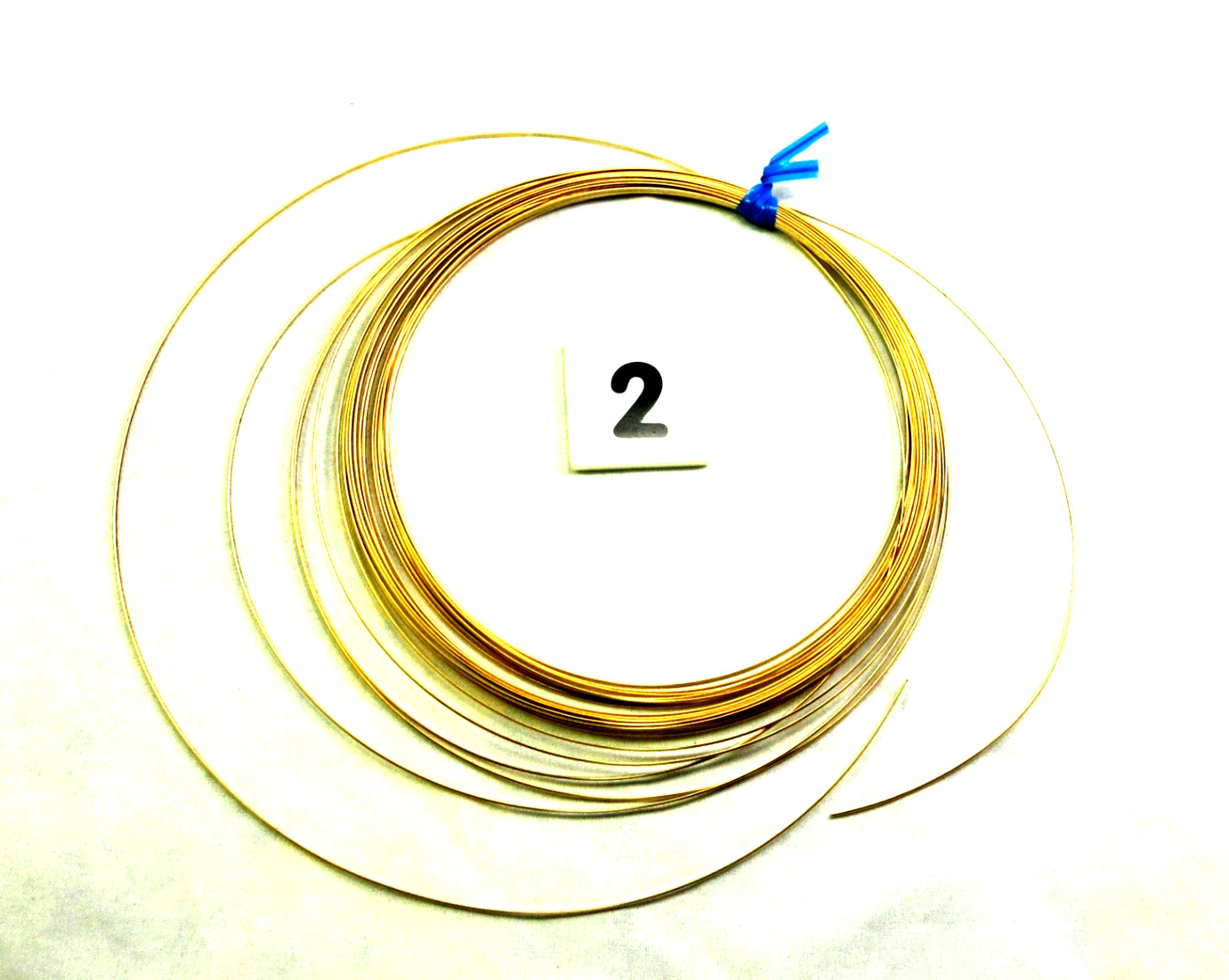 14/20 Gold-Filled Wire | Half-Round| 18 Gauge | 28 Grams, Approx 24.7 Feet GF #2