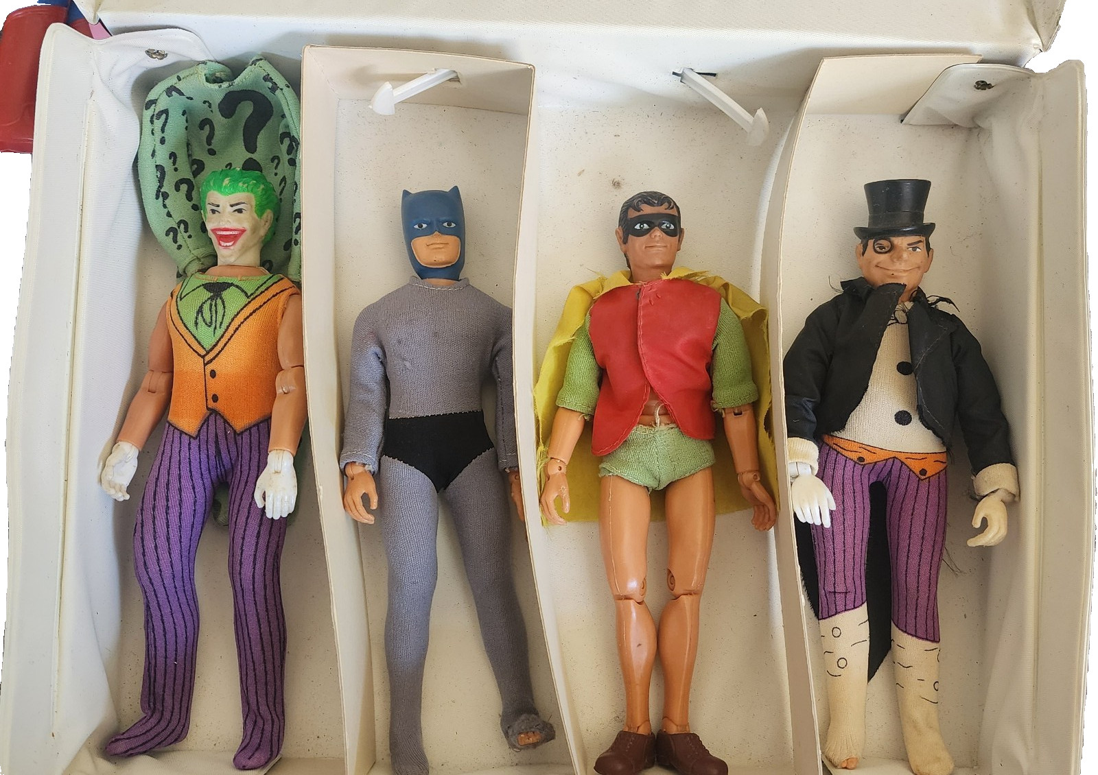1970s Mego Vintage Action Figures - ln case AS IS - RARE 1970s Mego Vintage Action Figures - ln case AS IS - RARE