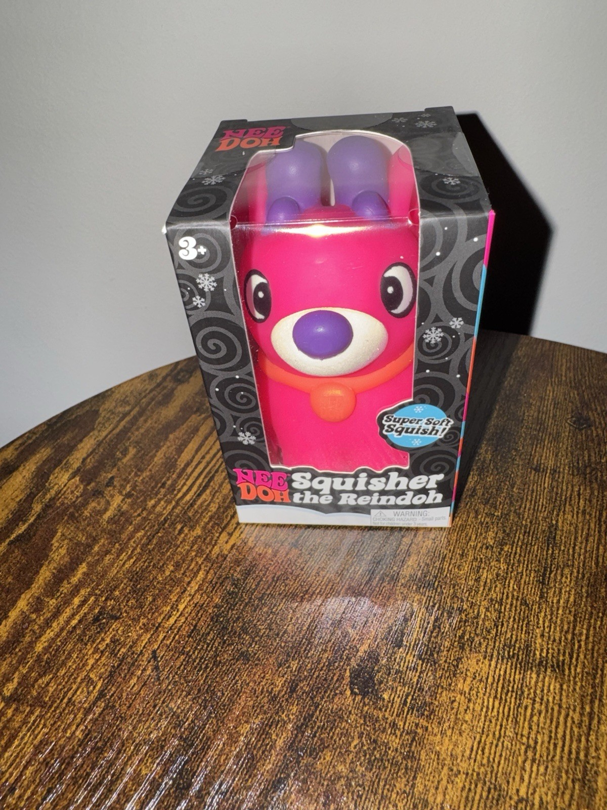 NeeDoh Pink Squisher the Reindoh   NEW SEALED  Authentic Schylling