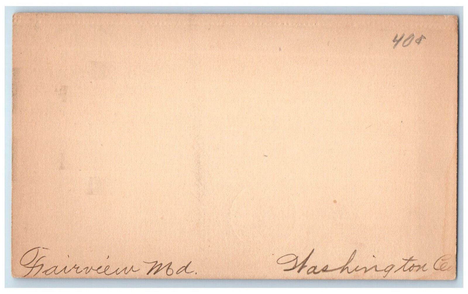 c1880\'s Kellam\'s Cancer Hospital Richmond Virginia VA Fairview MD Postal Card
