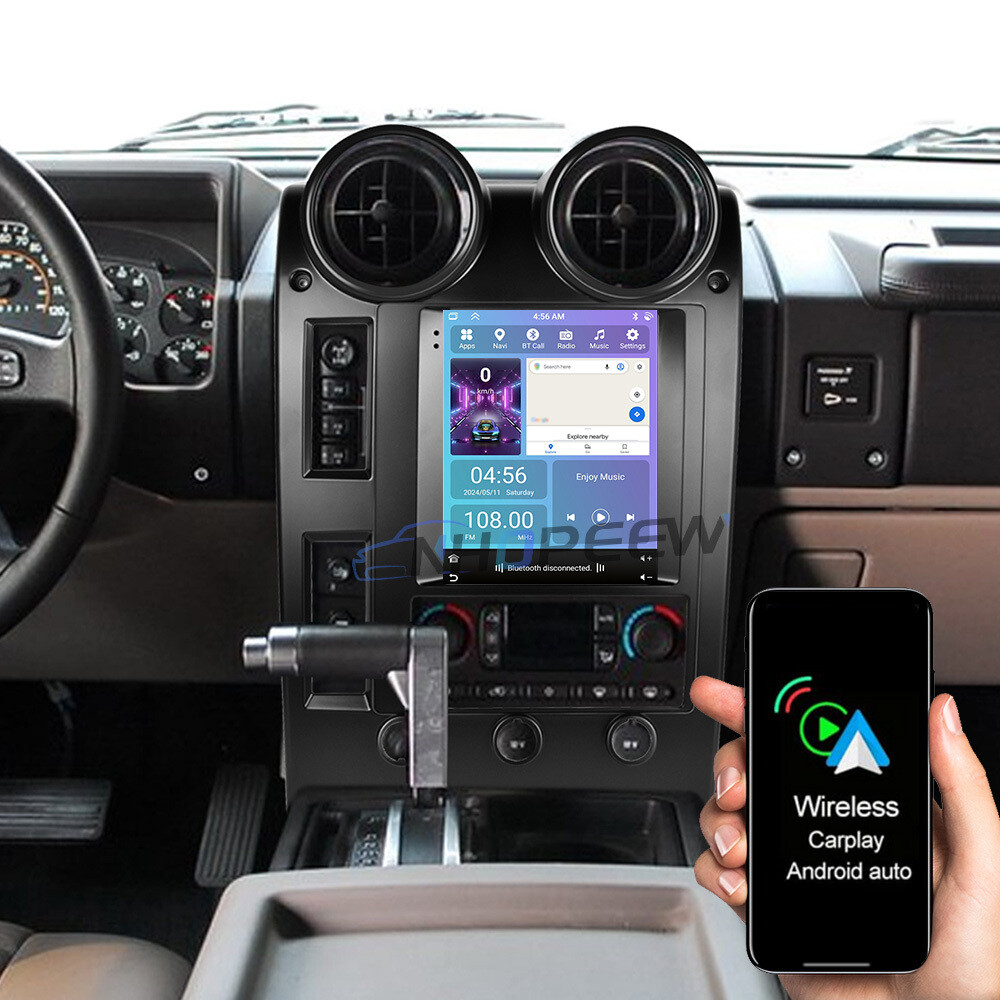 4+64GB Android 15 Carplay Car GPS NAVI Radio Stereo 9.7\