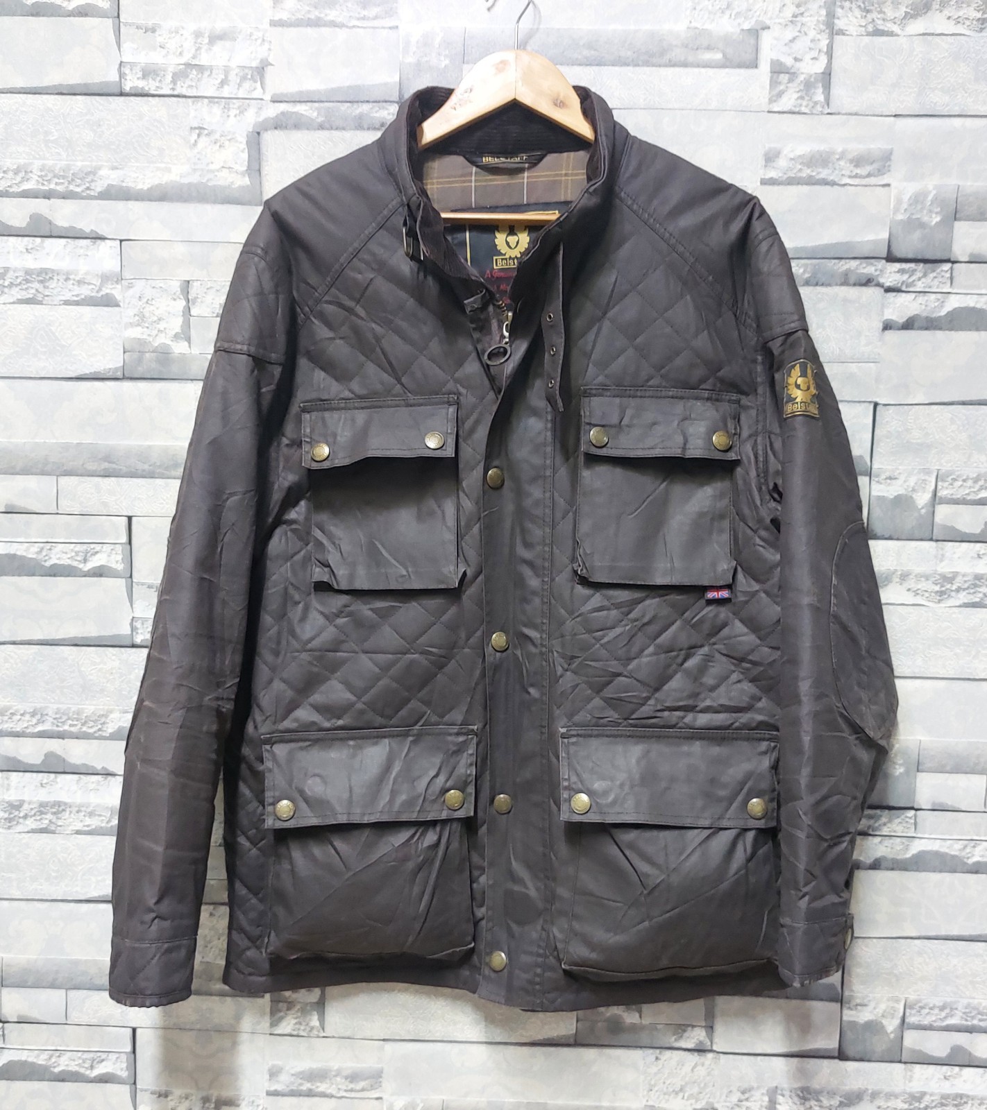Authentic Belstaff England Redford Waxed Jacket Size: L